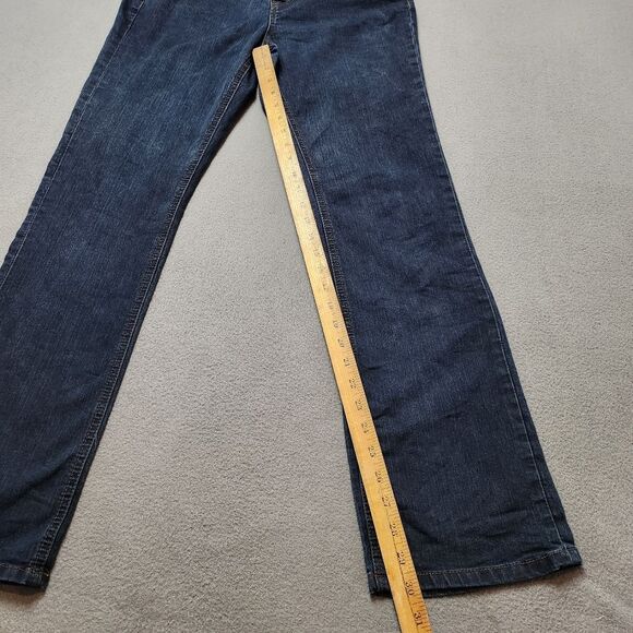 Liverpool Jeans Company Women's Sadie Straight Leg Jeans - Dark Blue Sz 10/30 - Picture 14 of 15